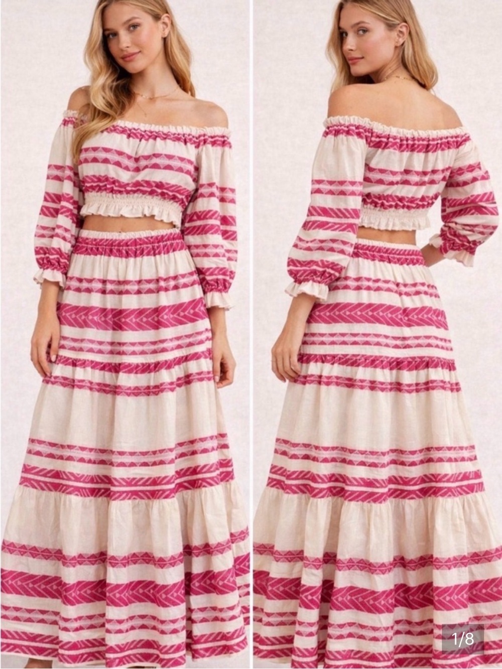 Alba Monti Devotion Ella Dress Crop + Maxi Skirt Size S